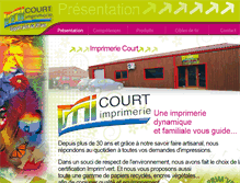 Tablet Screenshot of imprimerie-court.com